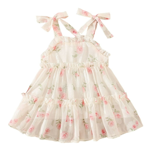 Tween Girls Dresses Size 2 Years-3 Years Sleeveless Sundress Bowknot ...