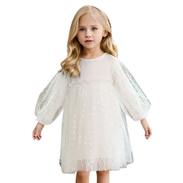 Tween Girls Dresses Size 8 Years-9 Years Spring Fall Long Sleeve Tutu Dress  Princess Dress Maxi Dress - Walmart.com