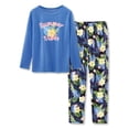 thumbnail image 1 of Topgal Tween Girls Long Sleeves & Pants Blue Flower Pajamas Outfit Soft Big Kids PJ Set Sleepwear Size 14, 1 of 6