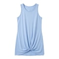 thumbnail image 1 of Tween Girls Solid Color Sleeveless Dress Casual Summer Daily Wear for 6-14Y, 1 of 5