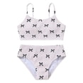 thumbnail image 1 of Tween Girls Swimsuit Summer Floral Print Swimwear Two Piece Cute Ruffle Bikini for Beach Pool Swim Bathing Suit Swimsuits, 1 of 6