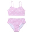 thumbnail image 1 of Tween Girls Swimsuit Summer Floral Print Swimwear Two Piece Cute Ruffle Bikini for Beach Pool Swim Bathing Suit Swimsuits, 1 of 6
