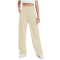 thumbnail image 1 of Tween Girls Trendy Clothes Teen Girl Clothes For School Girls Cargo Sweatpants Wide Leg Baggy Teen Sweat Pants Cargo Casual with Pockets, 1 of 7