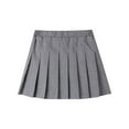 thumbnail image 1 of Tween Girls Uniform Skirts School Uniform Skirts for Girls Girls Womens Pleated Mini Skirt Short High Waist School Uniform Plus Size, 1 of 3