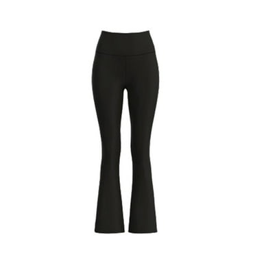 Tween Girls Yoga Leggings Solid High Waist Flared Pants Spring Summer Stretchy Long Trousers
