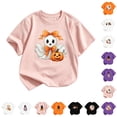 thumbnail image 1 of Tween Halloween Shirts Crewneck Short Sleeve Graphic Tshirts Boys Girls Halloween Outfits 13-14 Years, 1 of 4