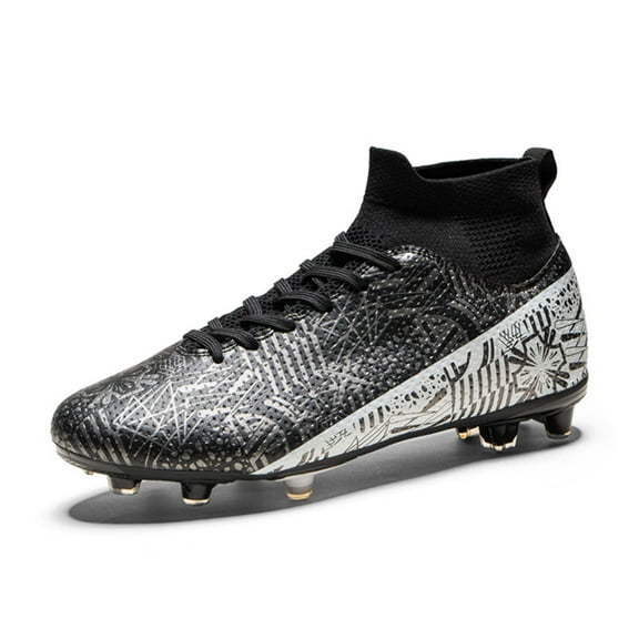 Tween High Top Cleats Boys Sneakers Football Athletic Shoes With Firm Ground Studs Training Sports