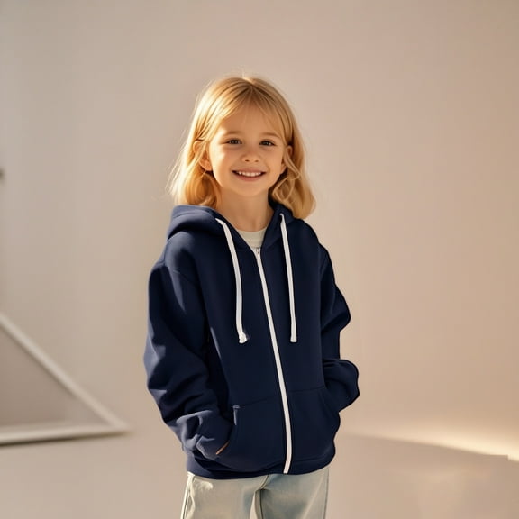 Tween Hoodie Kids Navy Hoodies Lightweight Long Sleeve Hoodies Fall Winter Clothes 11-12 Years Old Boy Clothes