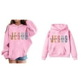 thumbnail image 1 of Tween Hoodies Jesus Hoodies Long Sleeve Graphic Sweatshirt Warm Oversize Pullover Top Winter Sweatshirts 12-13 Years Boy Clothes, 1 of 5