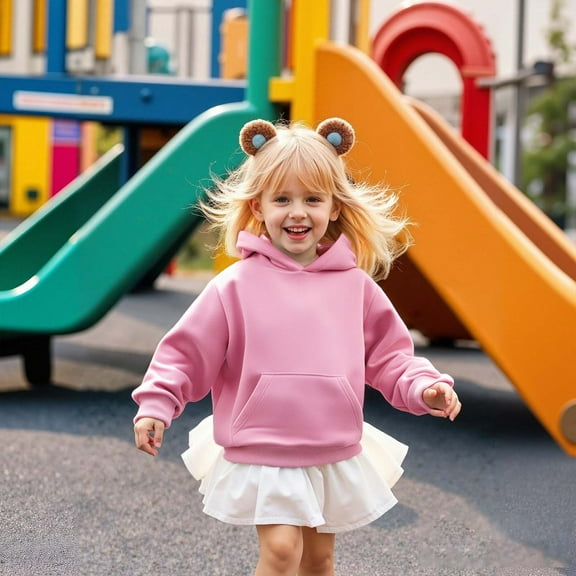 Tween Hoodies for Girls Pink Hoodies Casual Long Sleeve Hoodie Sweatershirt Pullover Winter Clothes Girls Toddler Clothes 10-11 Years