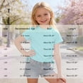 thumbnail image 1 of Tween Shirt Girls Sky Blue Top Slim Fit Ruched Side Shirts for Girls 10-11 Years, 1 of 5