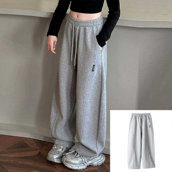 Tween Boys Sweatpants Girls Jogger Pants with Pockets Drawstring Trousers Boys Grey Joggers 10-11 Years Girl Pants