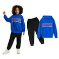 thumbnail image 1 of Tween Sweatsuit Set for Girls,2 Piece Long Sleeve Letter Pattern Pullover Hoodie Leggings Pants Fall Clothes Boys Outfits Size 13-14 Years, 1 of 3