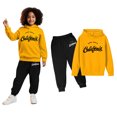thumbnail image 1 of Tween Sweatsuit Set for Girls,2PC Long Sleeve Letter Pattern Pullover Hoodie Leggings Pants Warm Fall Winter Clothes 12-13 Years Girls Outfits, 1 of 3
