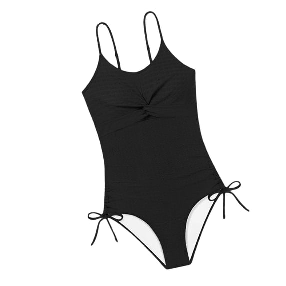 Tween Swimsuit Black Girls 1 Piece Swimsuit Sleeveless Rash Guard Pool Parties Summer Cute Swimsuits 11-12 Years
