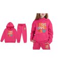thumbnail image 1 of Tween Girls Jesus Loves You Sweatshirt Long Sleeve Cute Graphic Hoodies Loose Pullover Sweatpants 2 Pcs Fall Winter Clothes Junior Girls Hoodies 12-13 Years, 1 of 4
