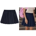 thumbnail image 1 of Tween Uniform Skirt A-Line Pleated Skort with Lining Shorts Back To School Outfits for Girls School Uniform 11-12 Years, 1 of 7