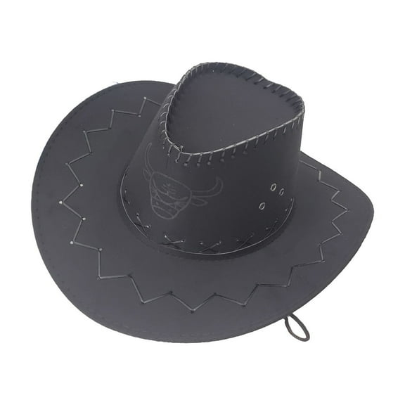 Tween Western Cow Hat Kids Sun Wide Brim Summer Outdoor Beach Sun Hat Girls