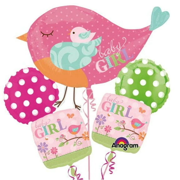 Tweet Baby Girl Balloon Bouquet
