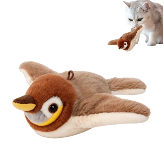 Tweet Paw Cat Toys, Tweetypaw Flapping Bird Cat Toy, Flapping Bird Interactive Cat Toys, Motion Activated Flying Bird Cat Toy for Indoor Cats