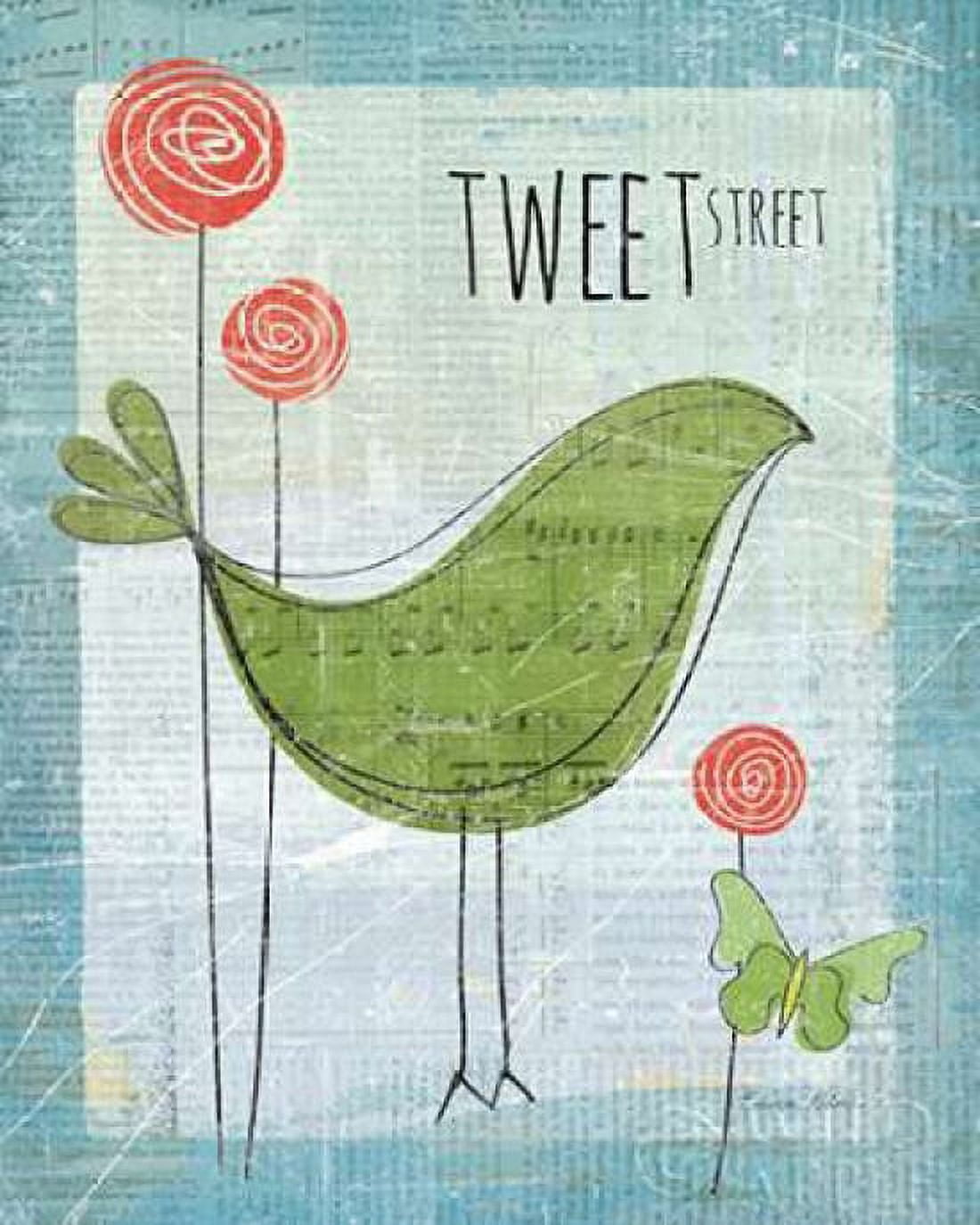 Tweet Street Canvas Art - Belinda Aldrich (24 x 30)