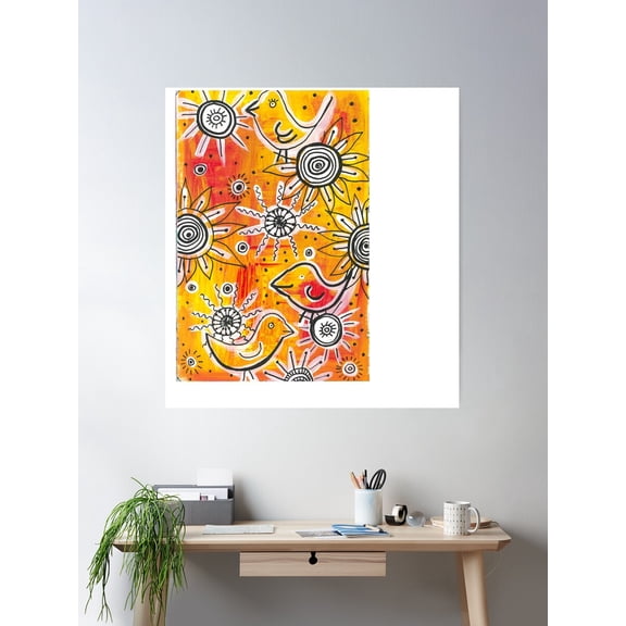 Tweet, Tweet, You'Re Sweet!! Poster Wall Art, Modern Wall Decor For Living Room Bedroom, 12x18 UNFRAMED