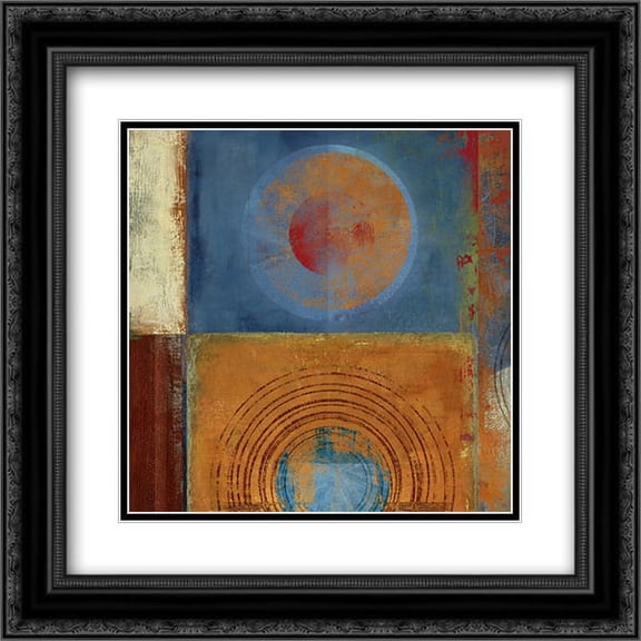 Tweet for Spring I 2x Matted 20x20 Black Ornate Framed Art Print by PI Studio