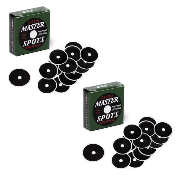 Tweeten Tefco Master Pool Billiard Table Spots 24 pcs/2 boxes - 1 1/4" - Black