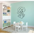 thumbnail image 1 of Tweety Bird Christmas Gift Holiday Santa Hat Cartoon Wall Sticker Art Decal for Girls Boys Room Bedroom Nursery Kindergarten House Fun Home Decor Stickers Wall Art Vinyl Decoration Size (30x27 inch), 1 of 3