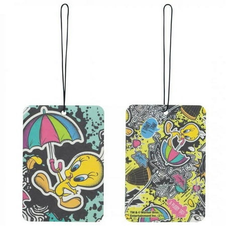 Tweety Bird Sticker Collage Air Freshener 2-Pack