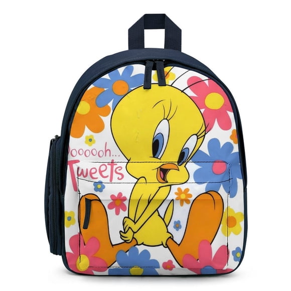 Tweety Cute Cartoon backpack travel bag adjustable shoulder straps One size