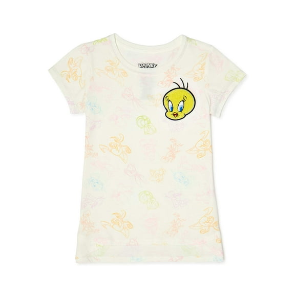 Tweety Girls 4-16 Short Sleeve Tee