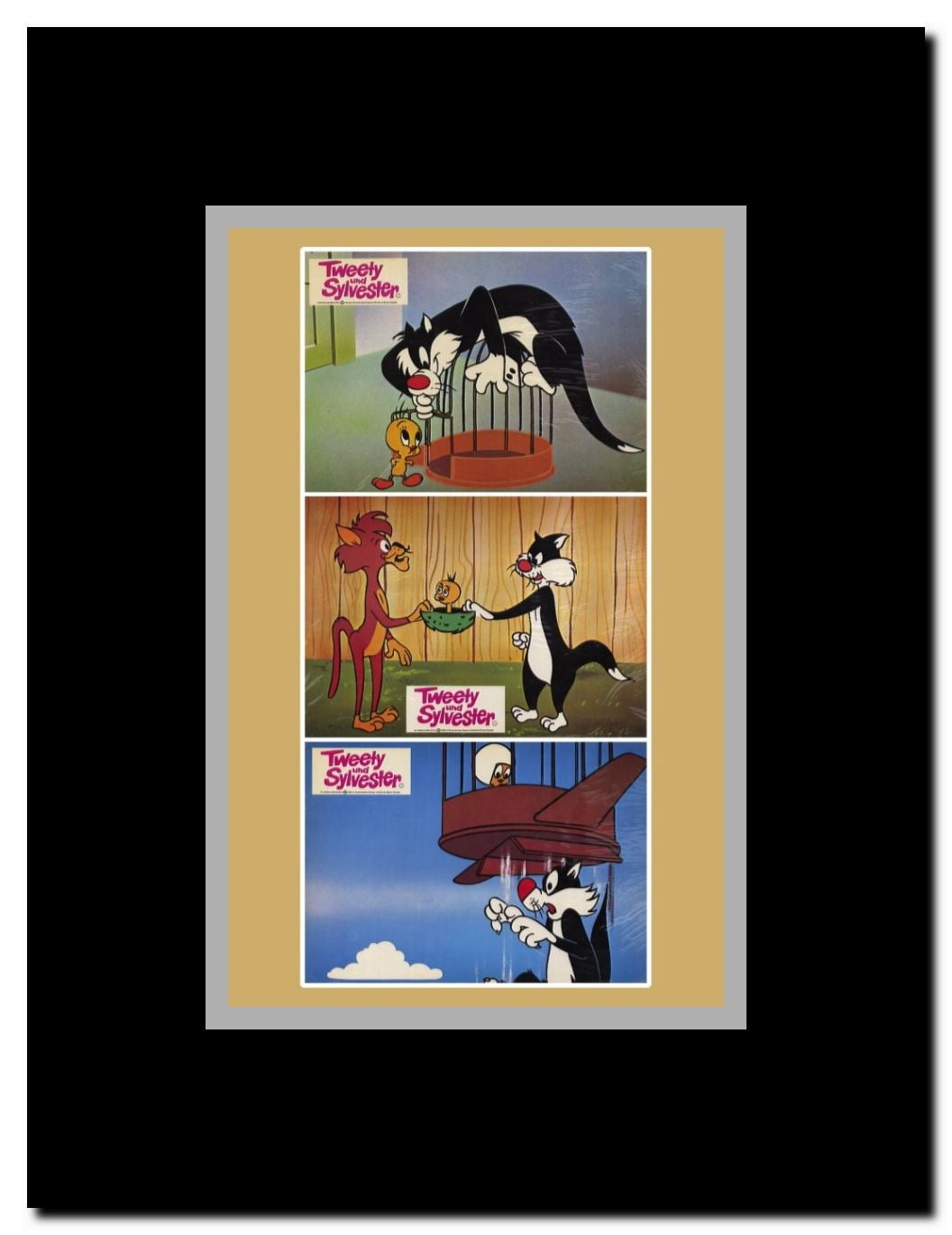 Tweety & Sylvester Framed Movie Poster