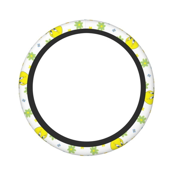 Tweetybird Elastic Steering Wheel Cover Stylish Neoprene Decorative Car Accessories for Universal Auto