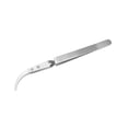 thumbnail image 1 of Tweezer Heat Resistant Tweezers Small Bend Stainless Steel Big Bend Handheld Puller Tweezer Tools for Soldering Tool Electrician Repair Tool style C, 1 of 9