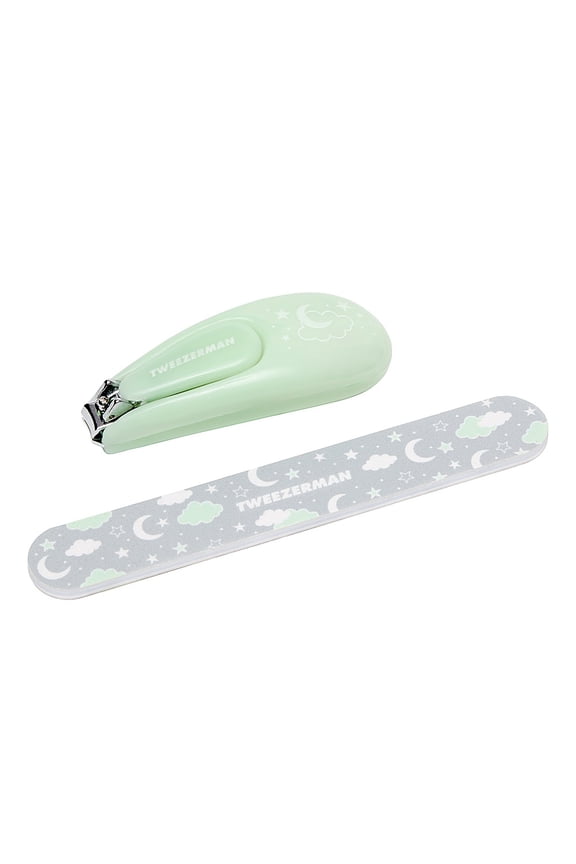 - Baby Nail Clipper & File Set - Green/Grey