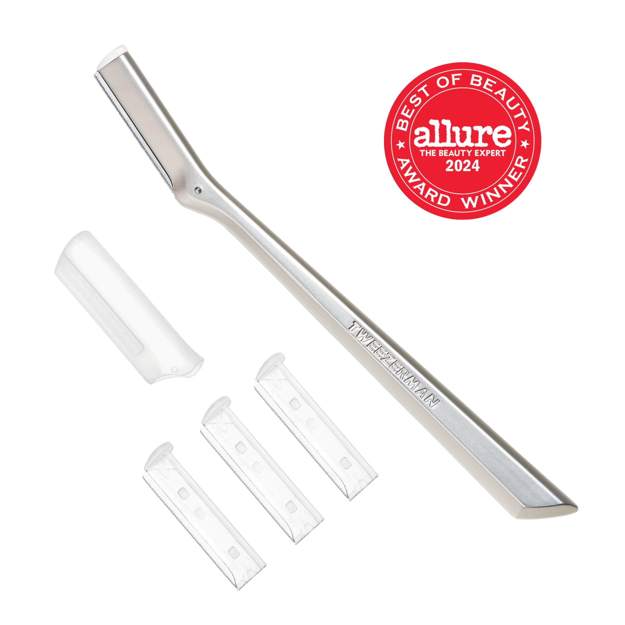 Tweezerman Facial Razor with Stainless Steel Blades