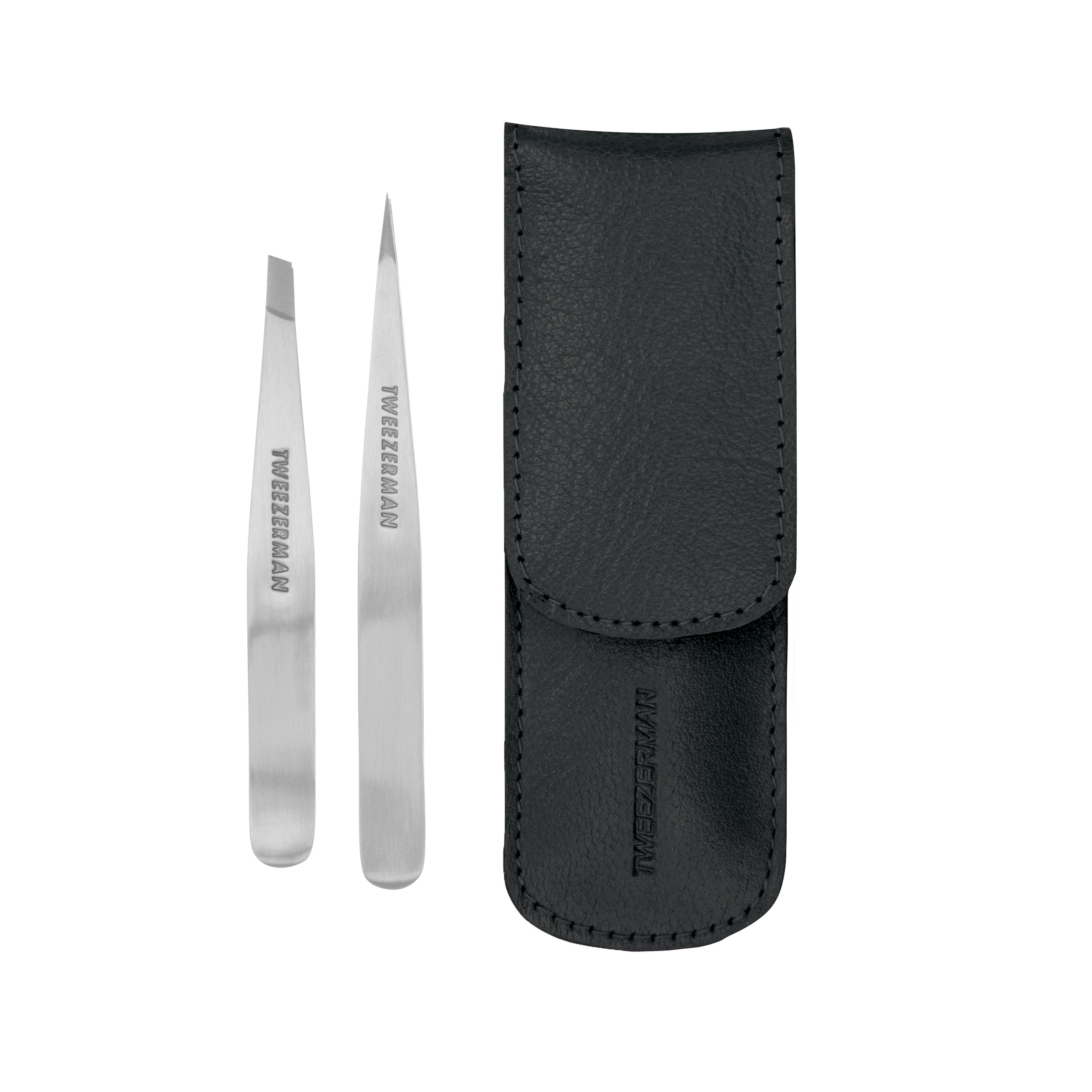 Tweezerman Petite Tweezer Set with Black Case