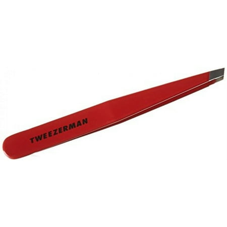 Tweezerman Slant Tip Red Enamel Tweezer