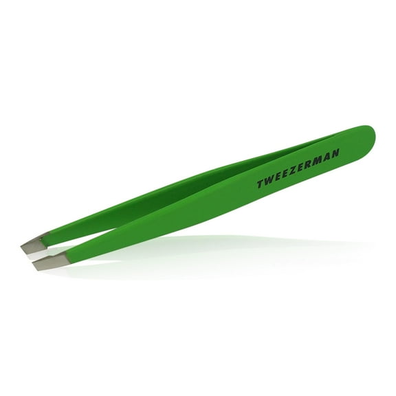 Tweezerman Slant Tweezer, Green Apple