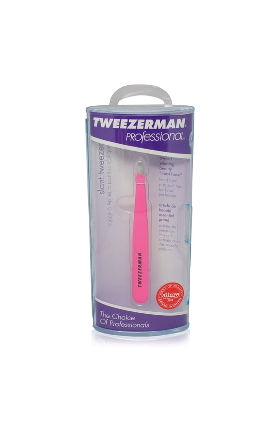 Slant Tweezer, Neon Pink