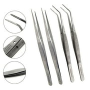 Tweezers Precision Set,4pcs A2Z Tweezers Set, High Grade Stainless Steel Tweezers Set for Craft,Electronics Repair,Jewelry repair,Laboratory Work