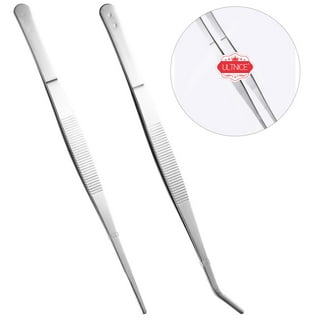 FAGINEY 5Pcs Curved Sewing Tweezers Stainless Steel Fine Tip Smoothing  Surfaces Light Weight Sewing Machine Accessories,Sewing Machine