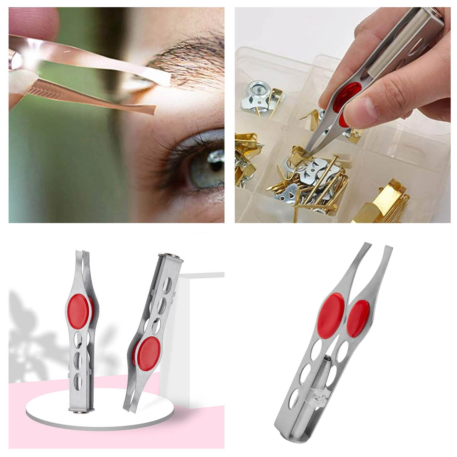 Tweezers With Light Led Tweezers Tool Led Light Stainless Steel Eyebrow