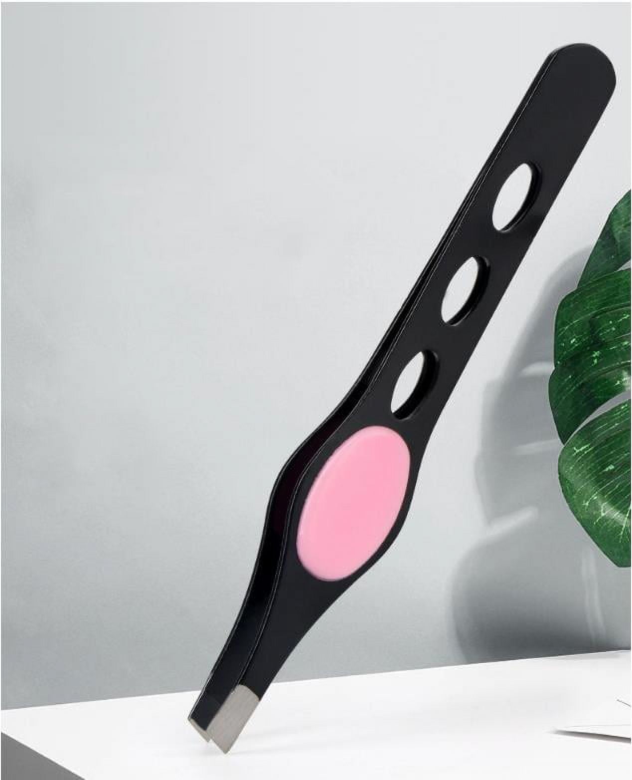 Tweezers for Women Slant Pointed Precision Tweezers for Eyebrows