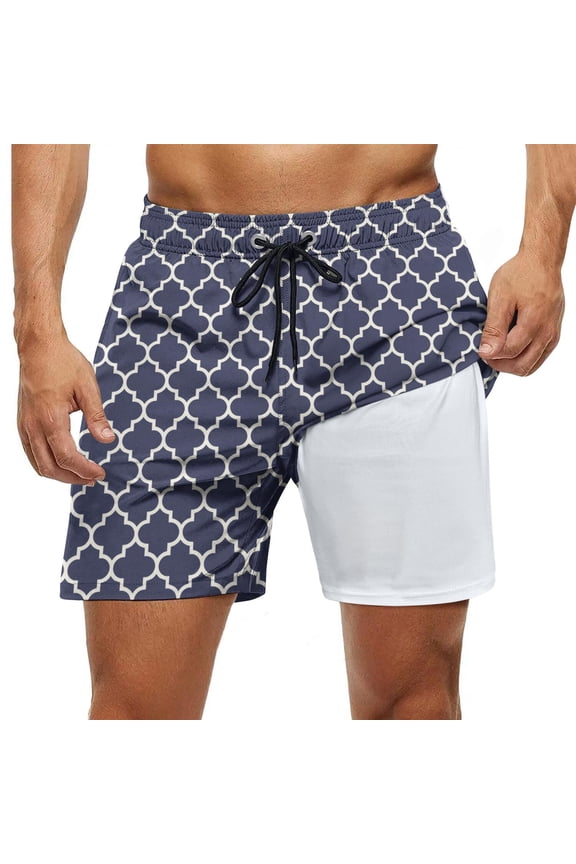 Swim Trunks for Man Drawstring Swim Trunks