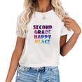 thumbnail image 1 of Twelfth Grade Happy Place Back to School Gifts Trendy Women's Graphic Tee with Soft Cotton Fabric - The Ultimate Summer Top, 1 of 5