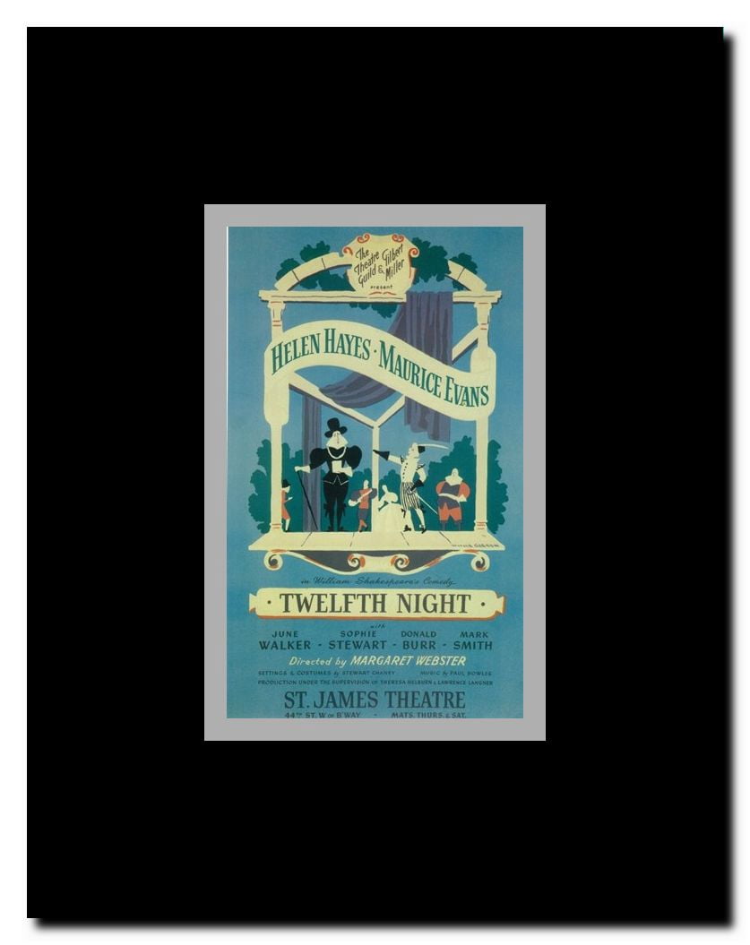 Twelfth Night (Broadway) Framed Movie Poster