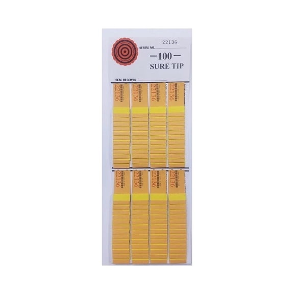 Twelve #100 Sure Tip Boards (01-100) Pull Tabs/Jar Tickets Free Shipping USA