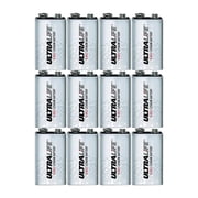 Twelve 12 Ultralife 9v Long Life Lithium Battery Lithium Manganese Dioxide LiMnO2